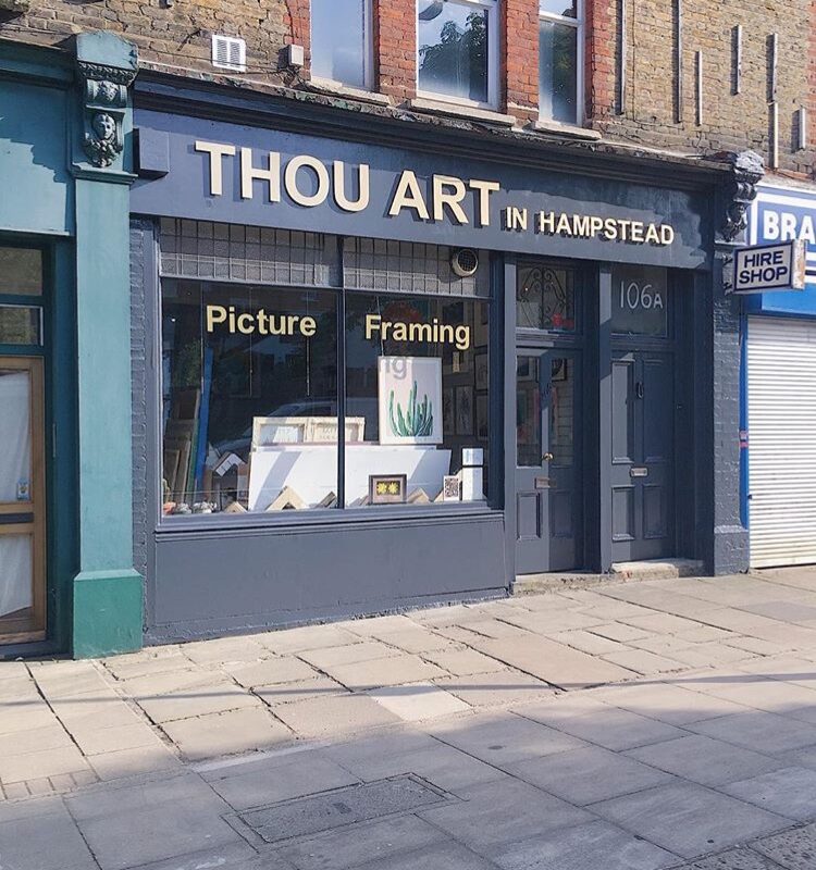 Thous Art Framing - picture framing in North London from bespoke framers for collectors, artists and galleries