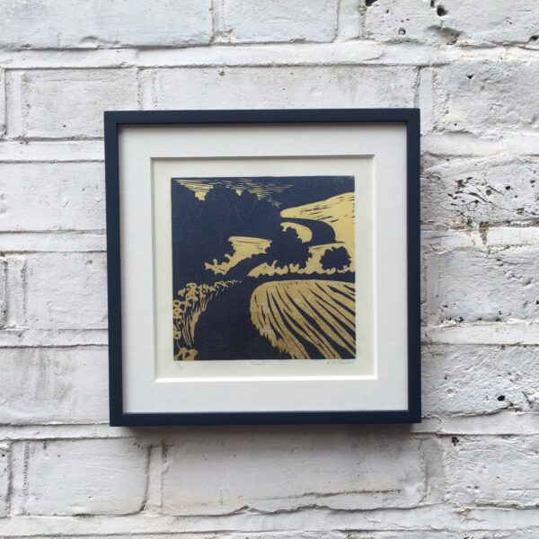 Painted and sprayed frames