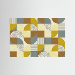 Retro Geometric Pattern by Alexandra Weise