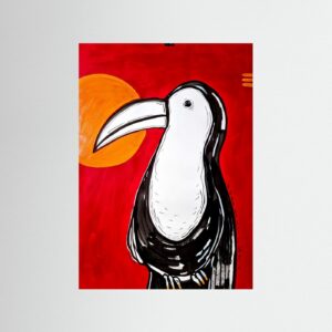 Bold Toucan Sunset by Julija BelickienÄ—